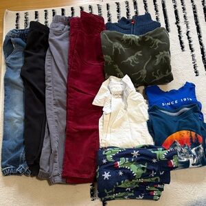 Bundle of assorted boys clothing size 5T